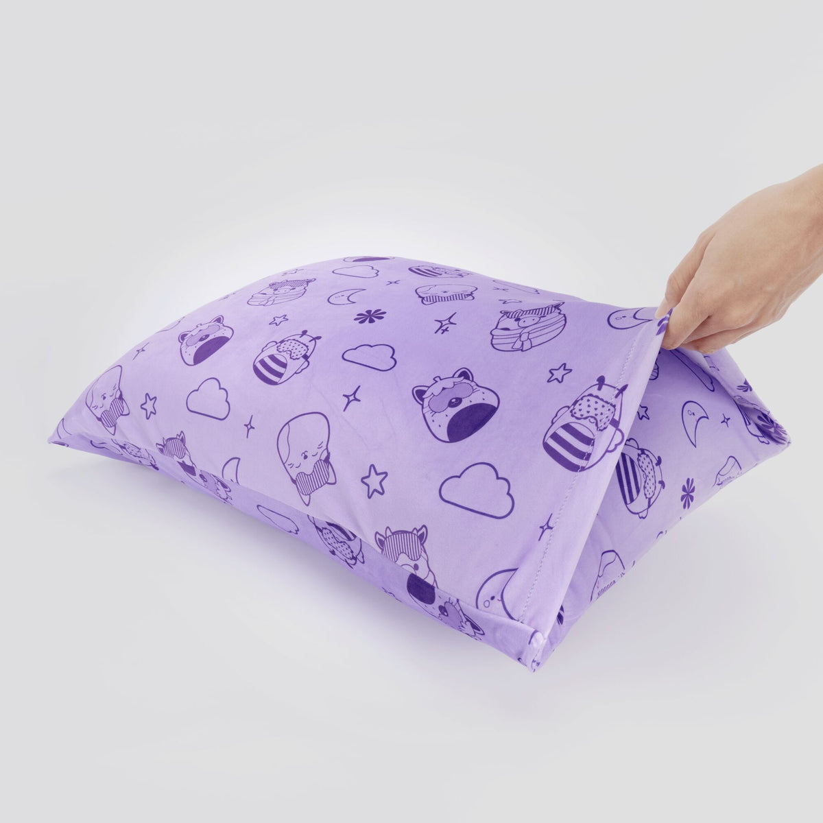 "Lavender Slumber" Purple SquishPillow Pillowcase (Standard)