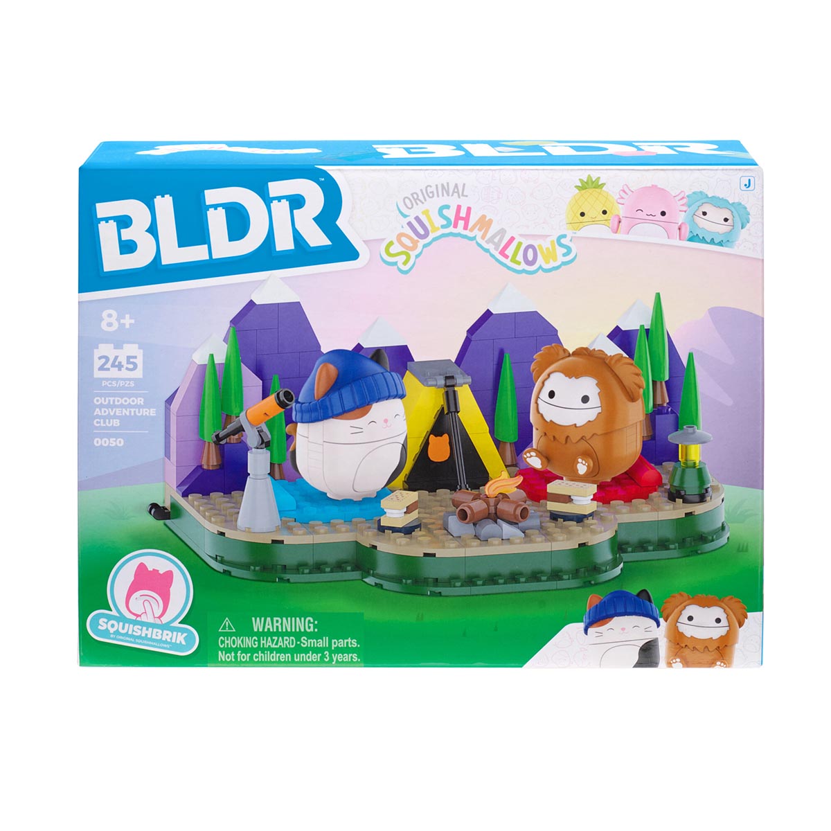 Squishmallows Benny and Cam's Outdoor Adventure Building Set