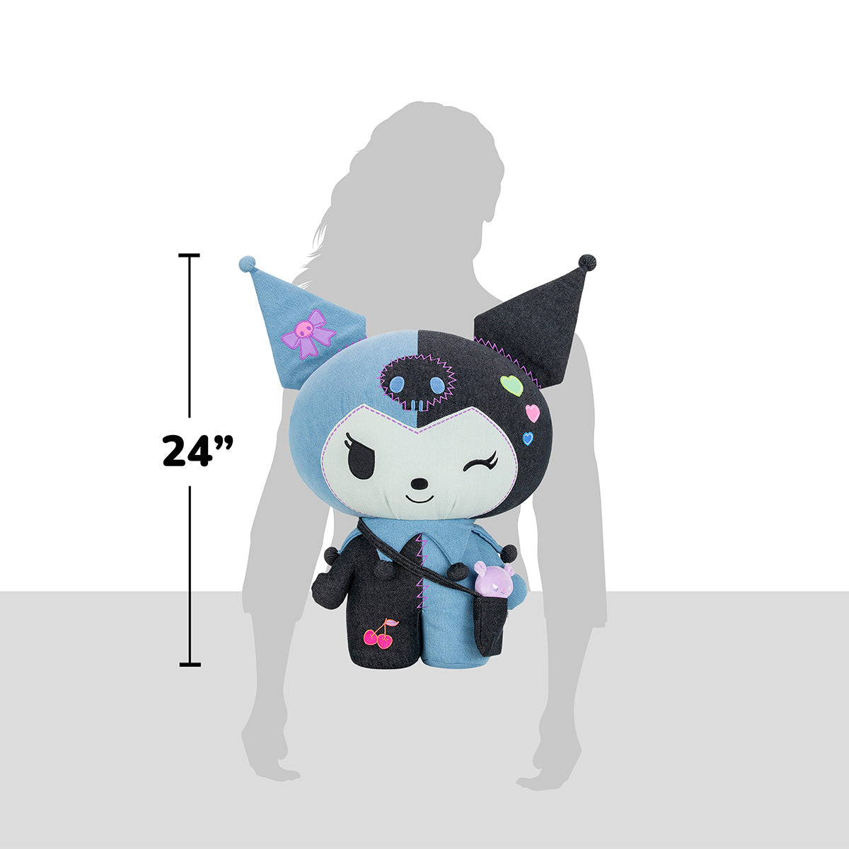 Hello Kitty and Friends Ultra-Premier 24-Inch Kuromi X-Large Plush - Limited Edition