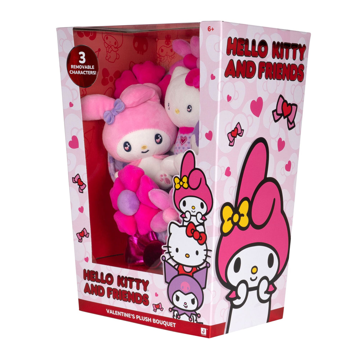Hello Kitty and Friends 12-Inch Plush Special Valentine’s Bouquet