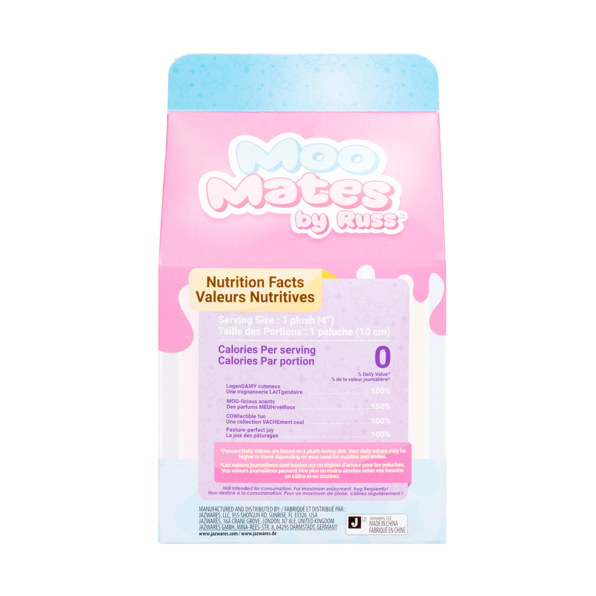 MooMates Milks by Russ 4-Inch Scented Mini Moo Blindbox - Includes 1 Surprise Plush