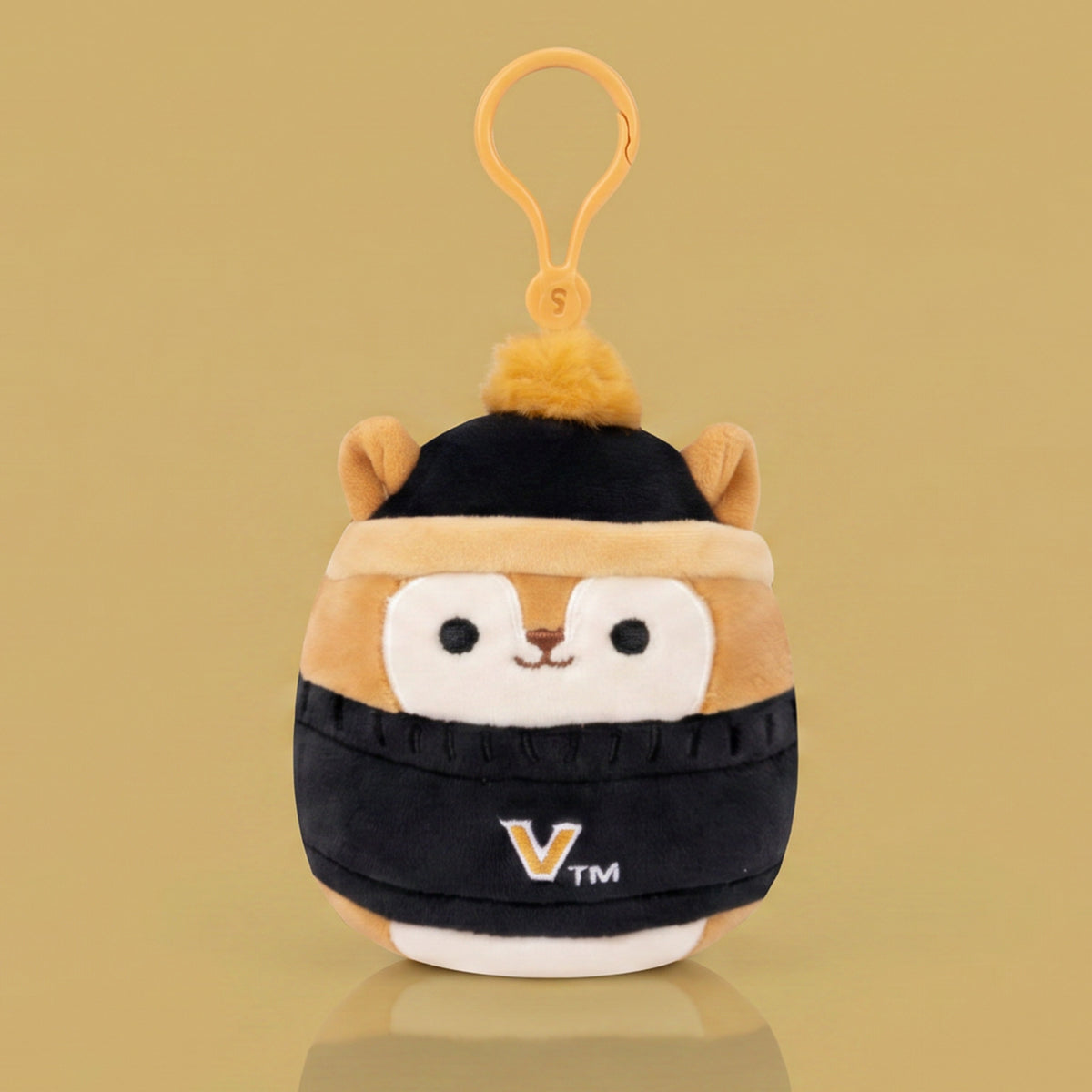 Vanderbilt 3.5-Inch Sawyer the Squirrel Plush Clip