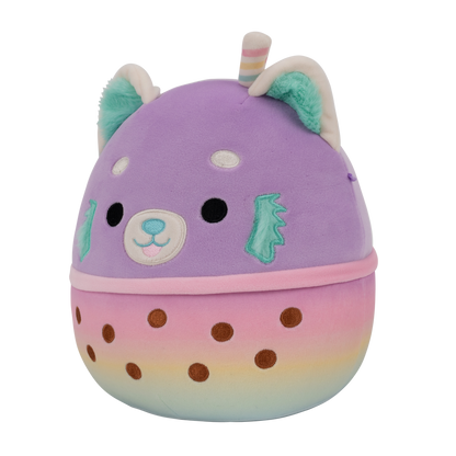 8-Inch Lexis Purple Red Panda in Boba Tea Cup