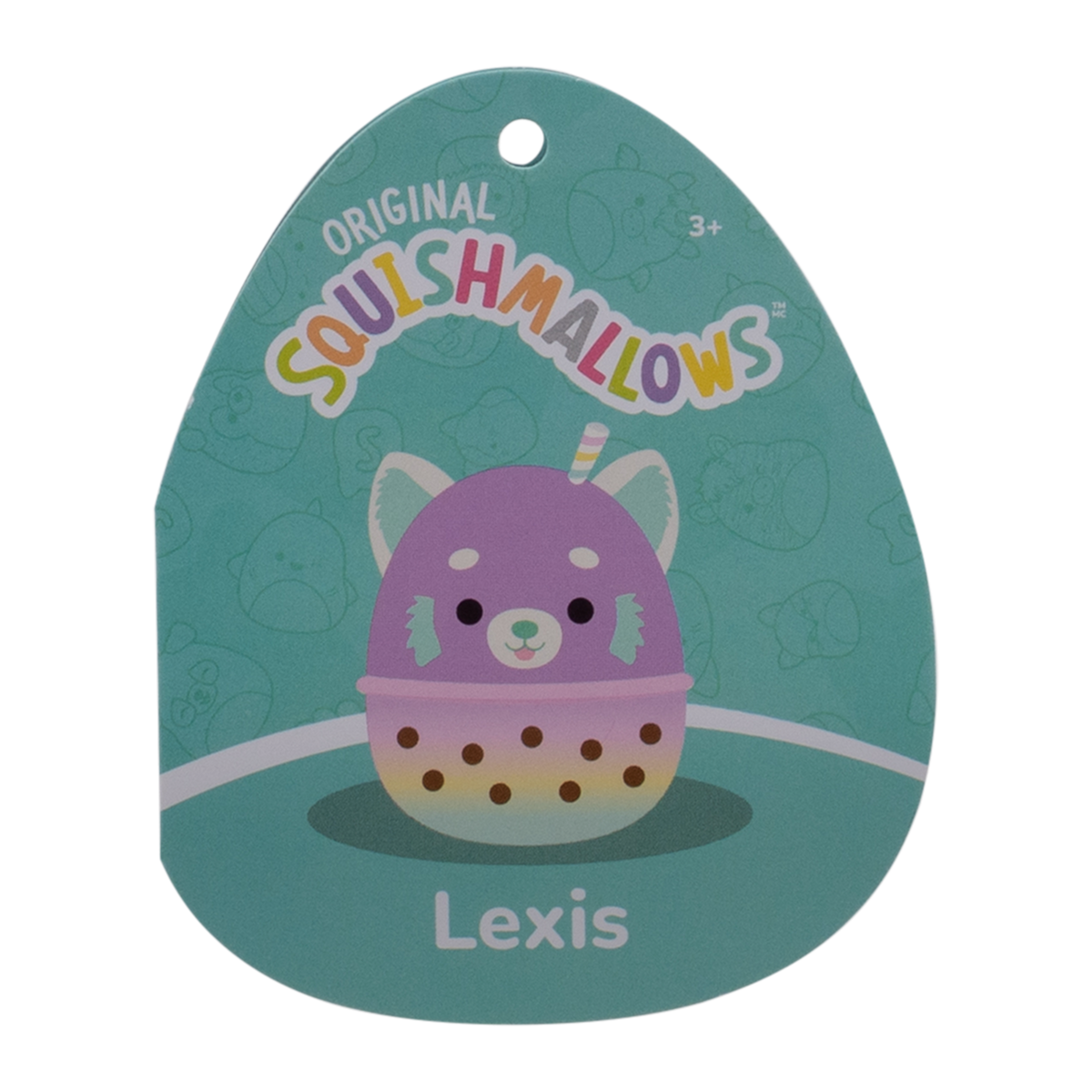 8-Inch Lexis Purple Red Panda in Boba Tea Cup