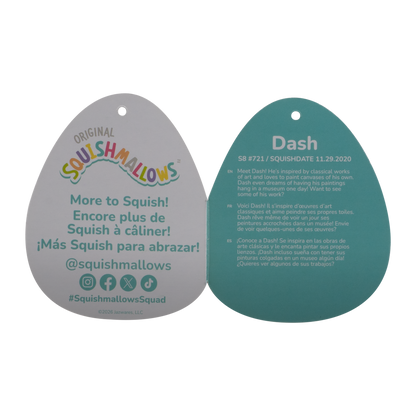 8-Inch Dash Winking White Dumpling