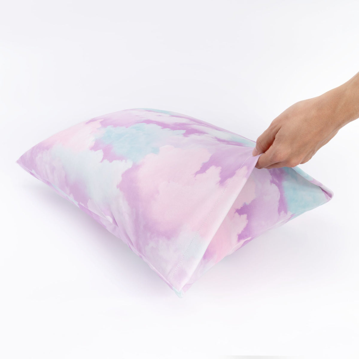 "Cotton Candy Skies" Purple SquishPillow Pillowcase (Standard)
