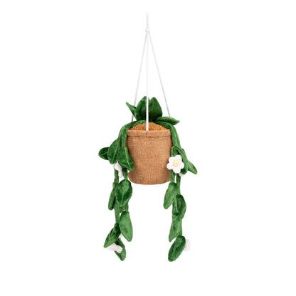 Greenhouse by Russ 8-Inch Hanging Plant with Flowers Plush