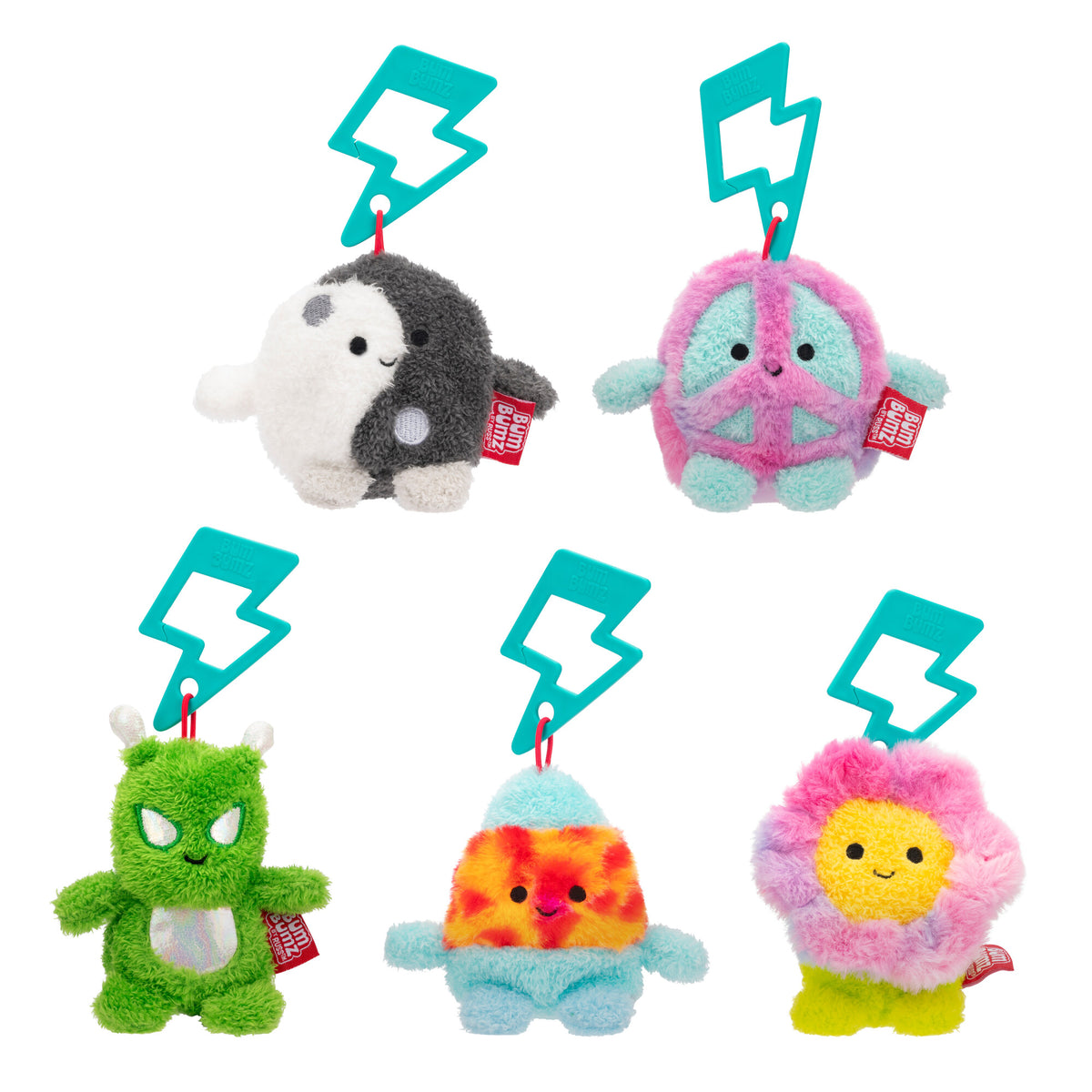 3.5-Inch RetroBumz Plush Keychain Assortment