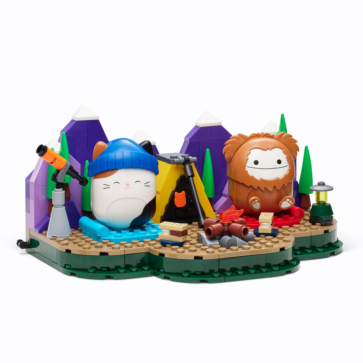 Squishmallows Benny and Cam's Outdoor Adventure Building Set