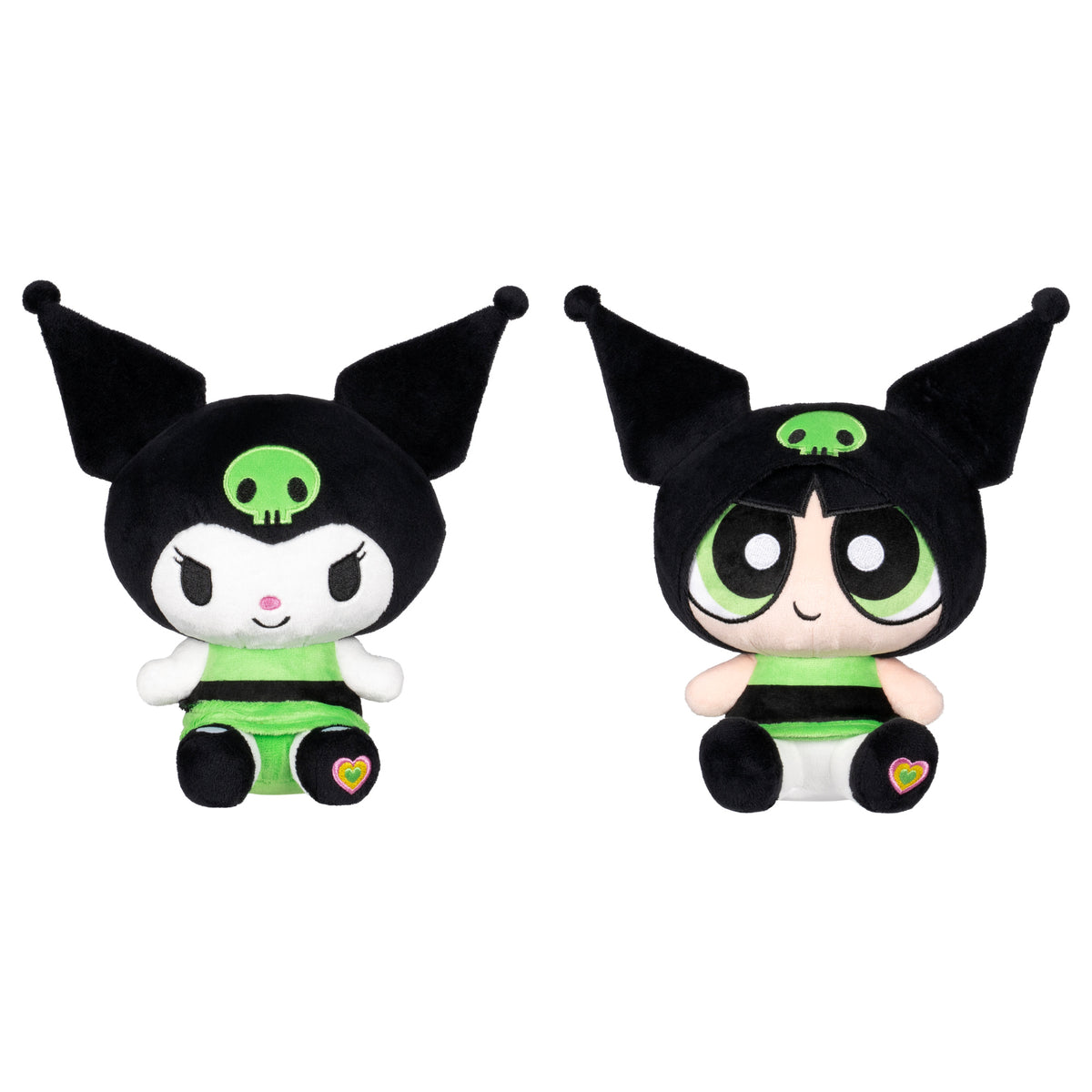 Hello Kitty and Friends X Powerpuff Girls 8-Inch Plush 2-Pack