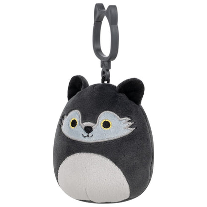 3.5-Inch Dmitri the Dark Grey Wolf Clip