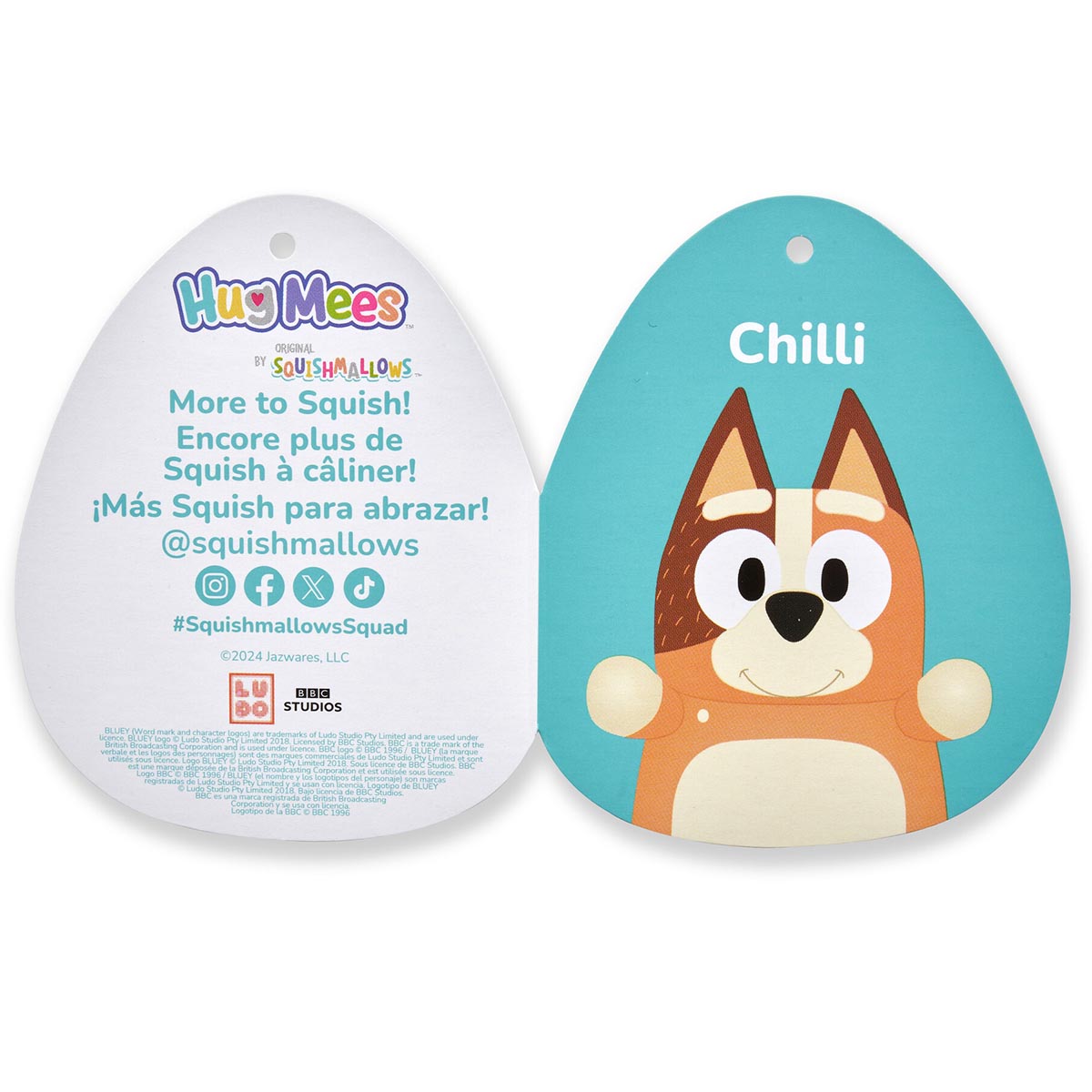 Bluey 10-Inch Chilli HugMees