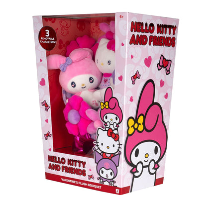 Hello Kitty and Friends  12-Inch Plush Special Valentine’s Bouquet
