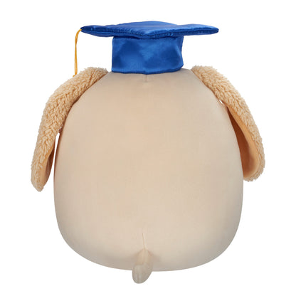 8-Inch Harris the Brown Spotted Dog in Graduation Cap