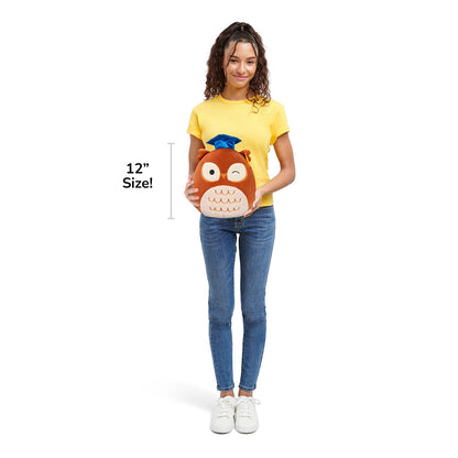 12-Inch Arella the Brown Owl in Graduation Cap