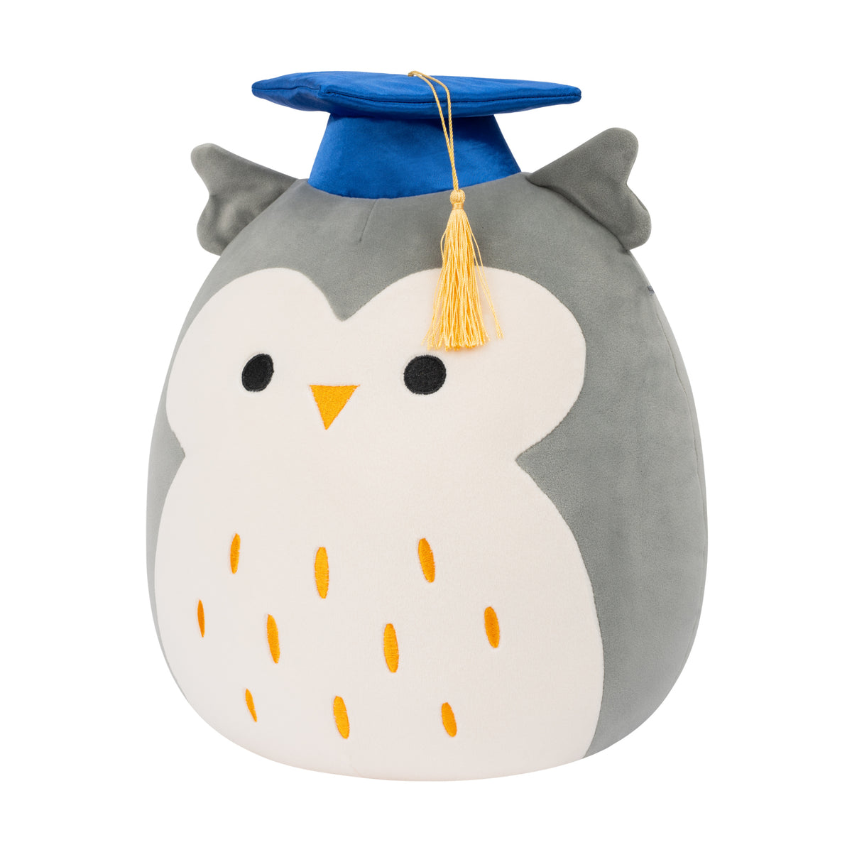 12-Inch Hoot the Grey Owl in Graduation Cap