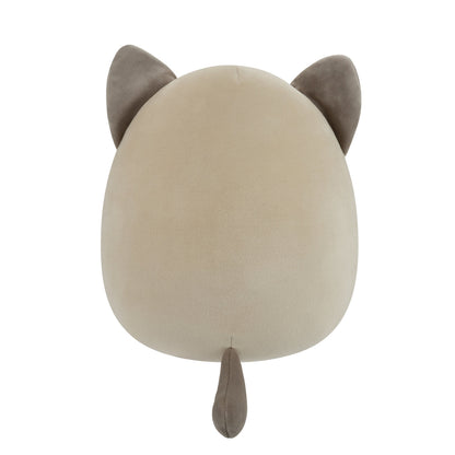 12-Inch Felton the Siamese Cat Holding Heart Churro