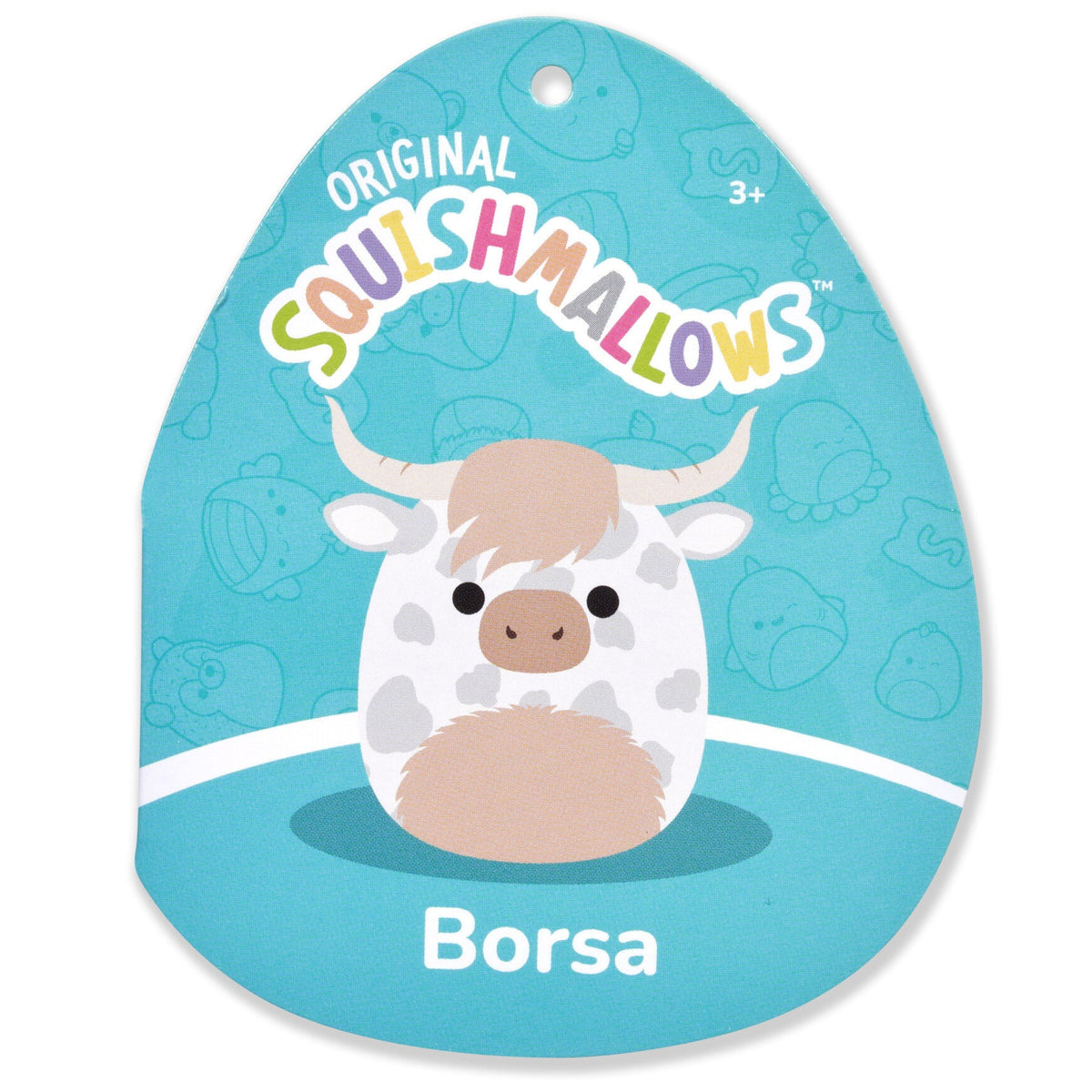 12-Inch Borsa Spotted Highland Cow