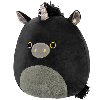 12-Inch Nicolita the Black and Gold Unicorn