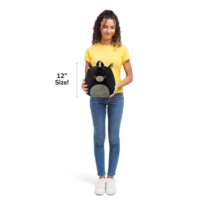 12-Inch Nicolita the Black and Gold Unicorn