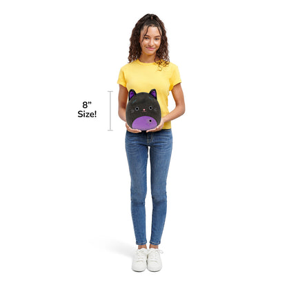 Autumn the Black Cat with Purple Belly