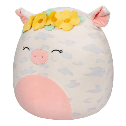 16-Inch Rosie the Spotted Pig with Yellow Flower Crown