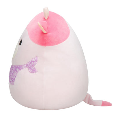 14-Inch Reshma the Light Pink Cow with Purple Bandana
