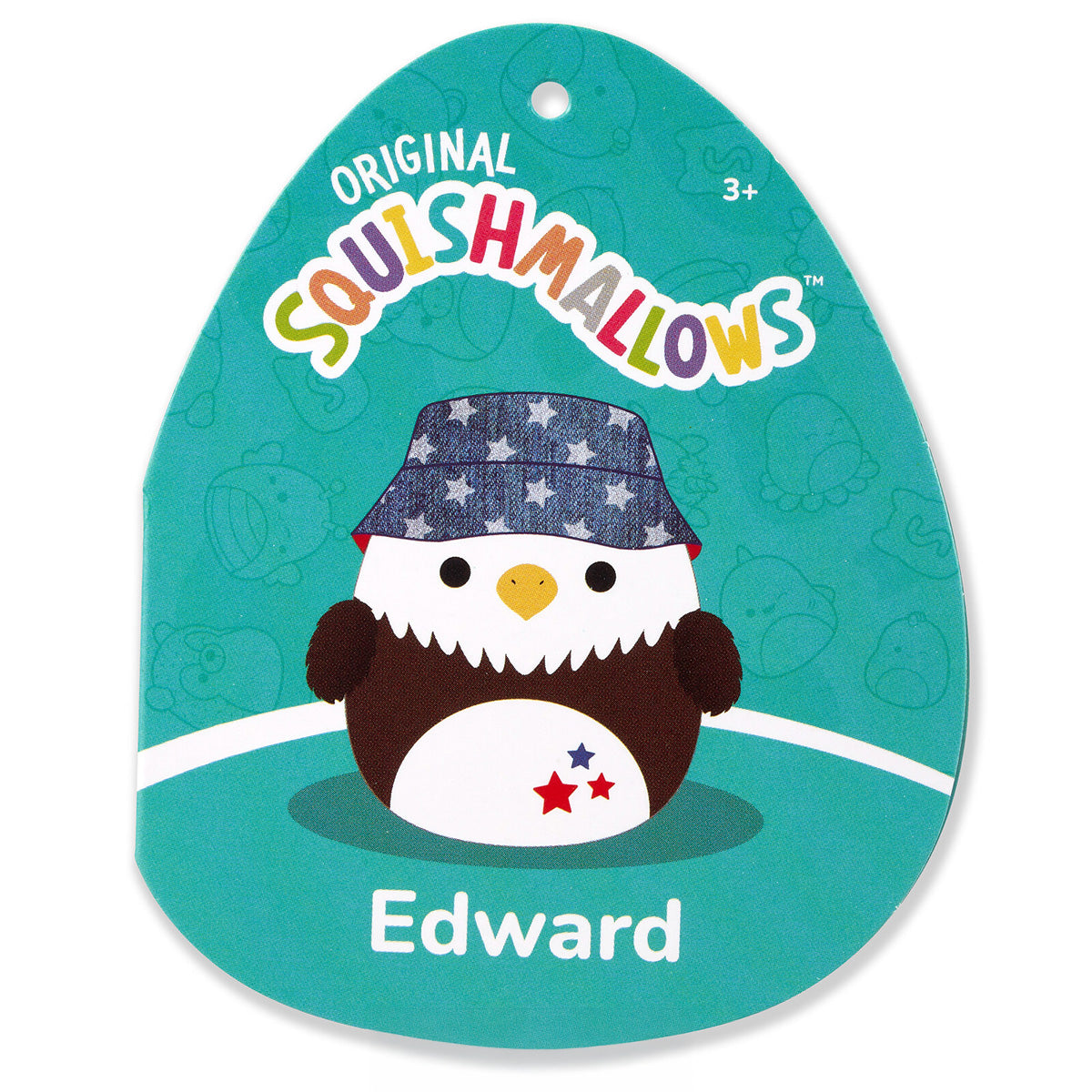 5-Inch Edward the Bald Eagle with Bucket Hat