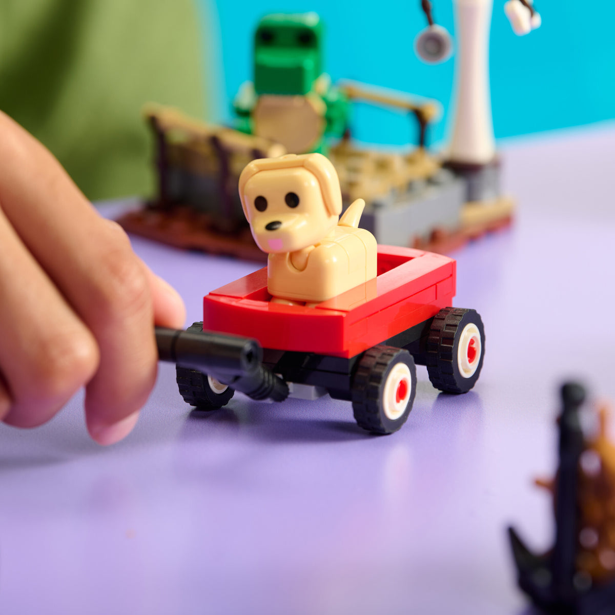 Adopt Me Dog & Red Wagon Stroller Building Set