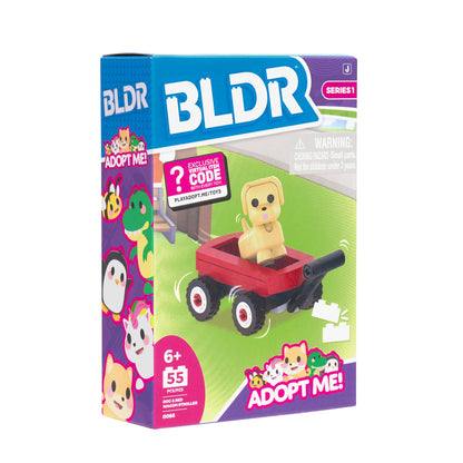 Adopt Me Dog & Red Wagon Stroller Building Set