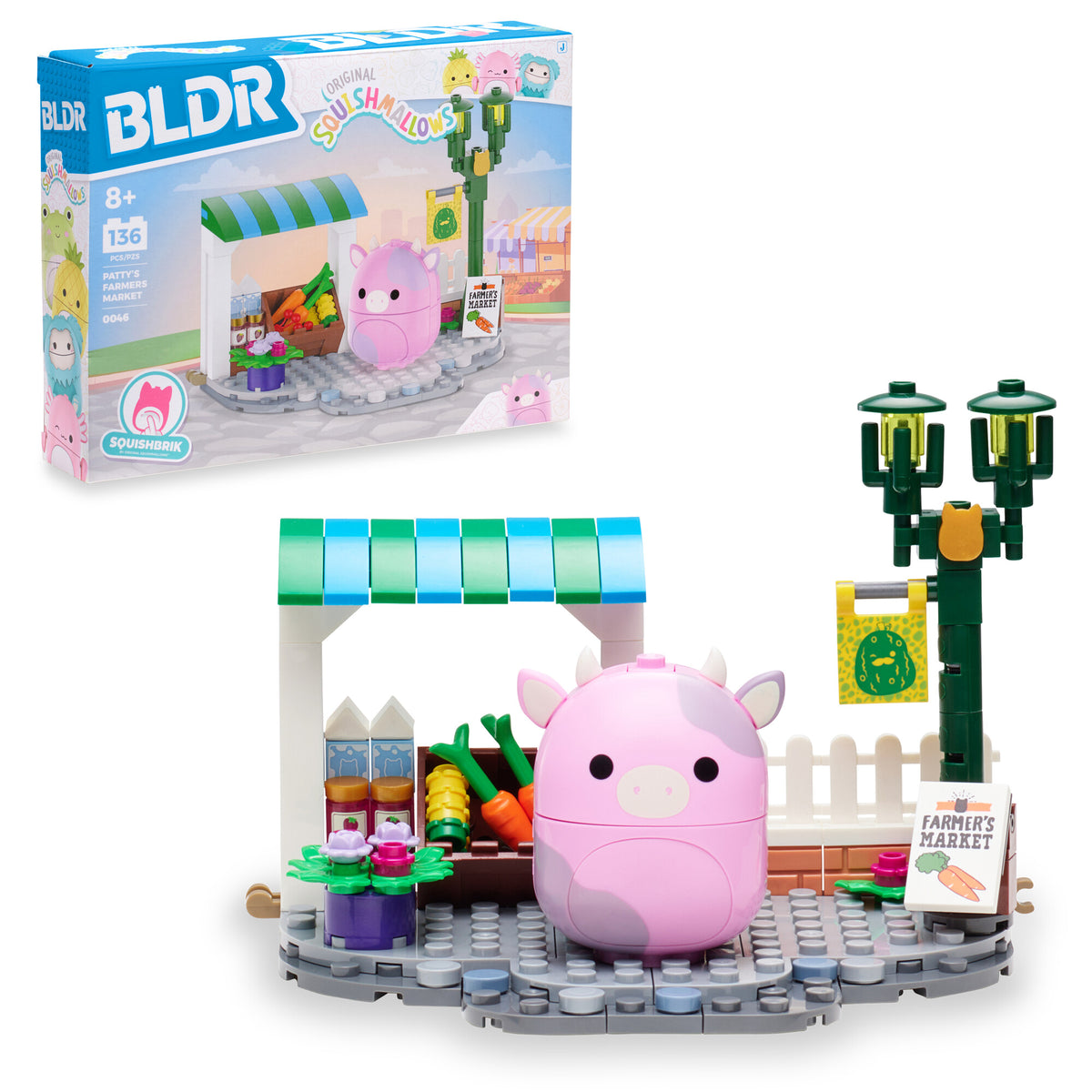 Squishmallows Patty’s Farmers Market Building Set