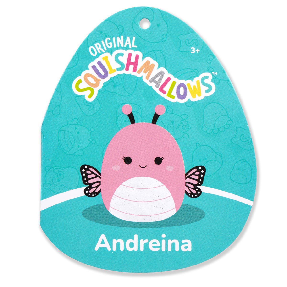 8-Inch Andreina the Pink Monarch Butterfly
