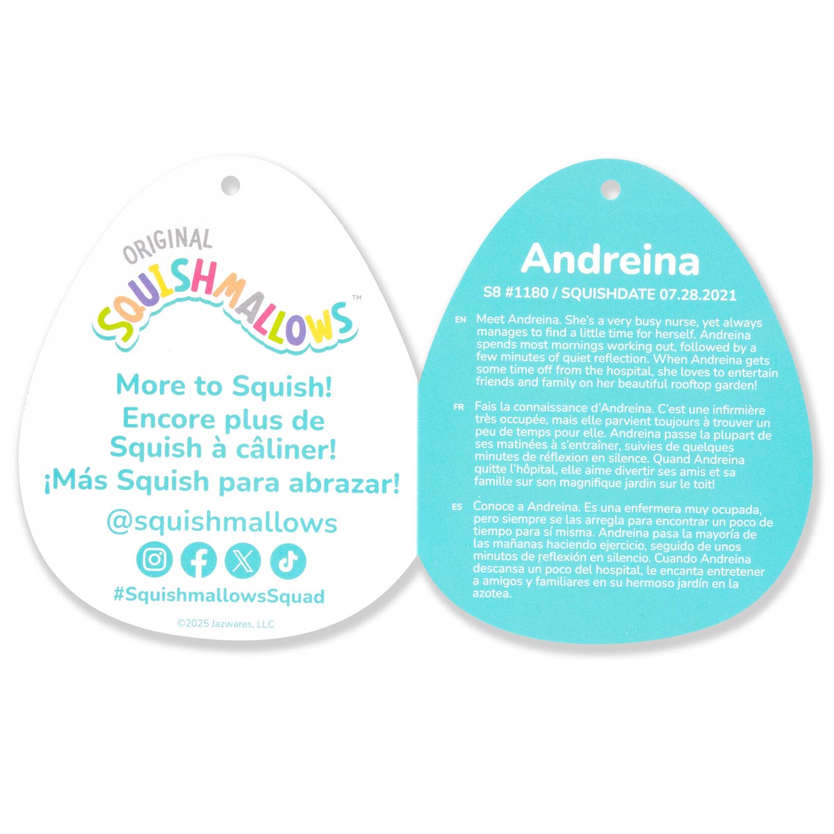 8-Inch Andreina the Pink Monarch Butterfly