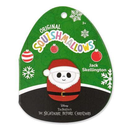 Squishmallows Original Disney 8-Inch Jack Skellington Santa Claus