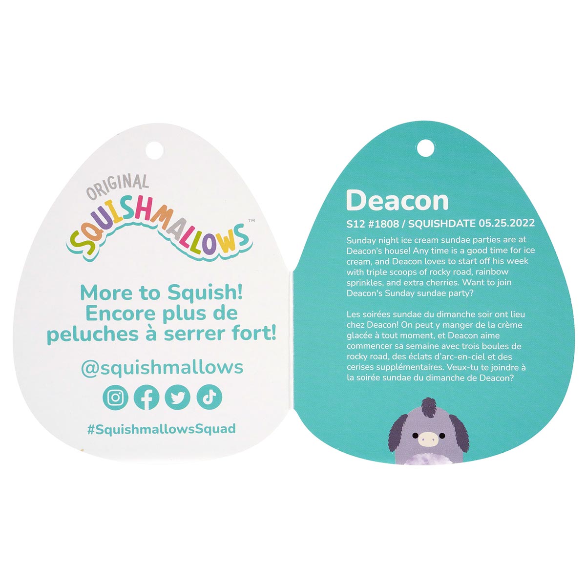 Deacon the Purple Donkey