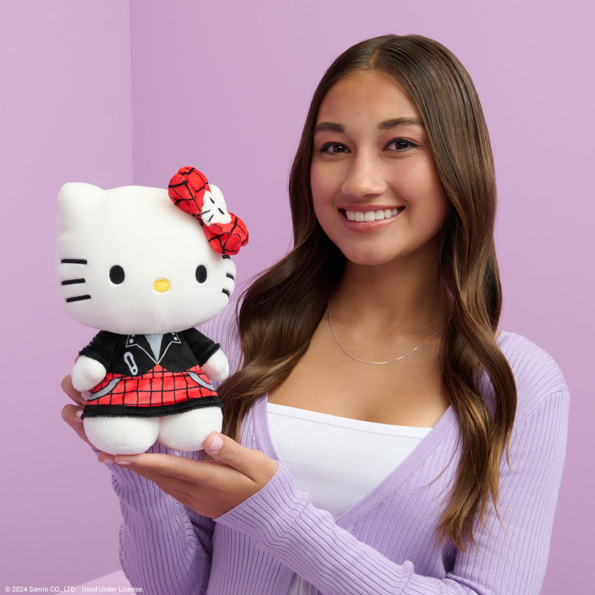 Hello Kitty and Friends Series 2 - Hello Kitty 8-Inch Red Punks Plush