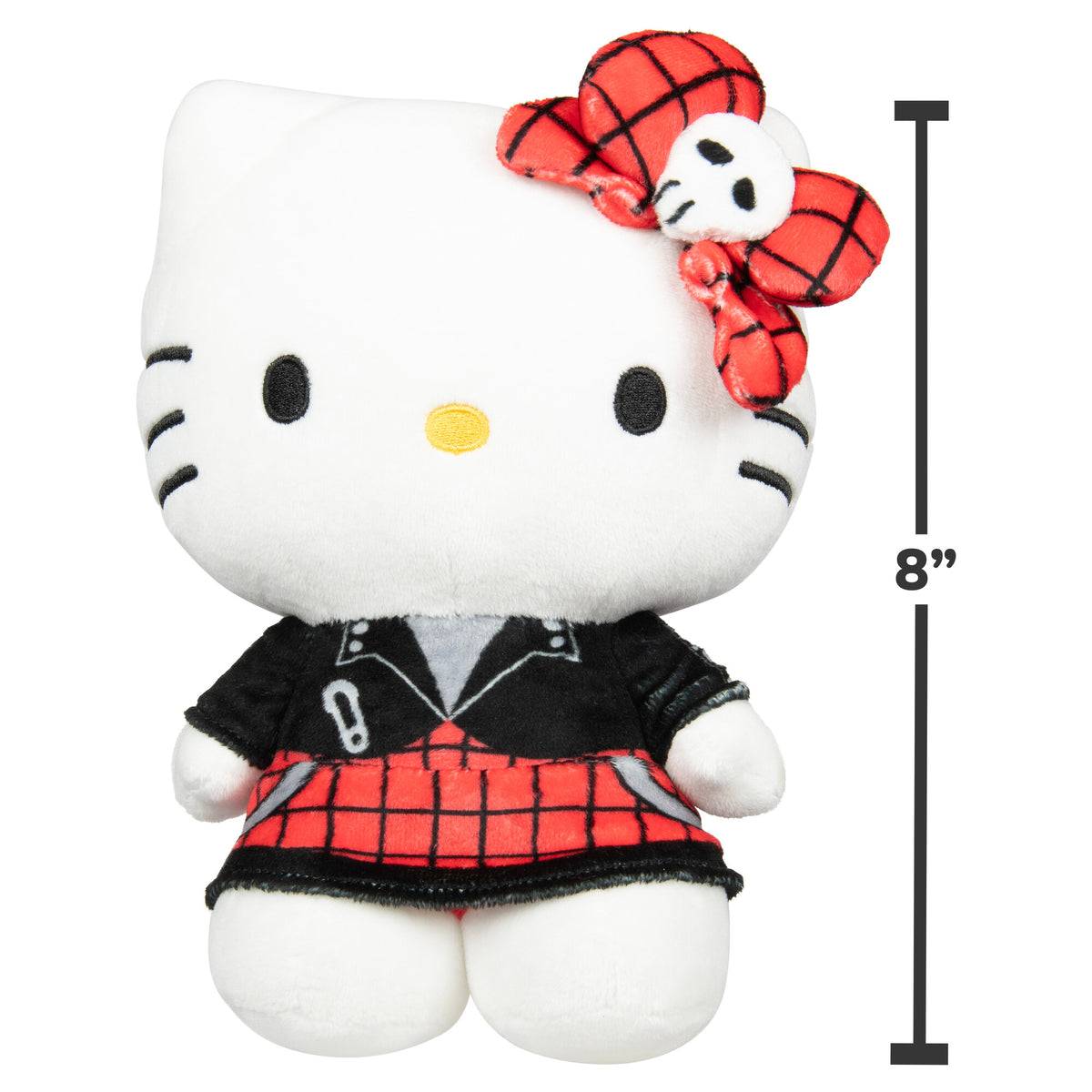 Hello Kitty and Friends Series 2 - Hello Kitty 8-Inch Red Punks Plush