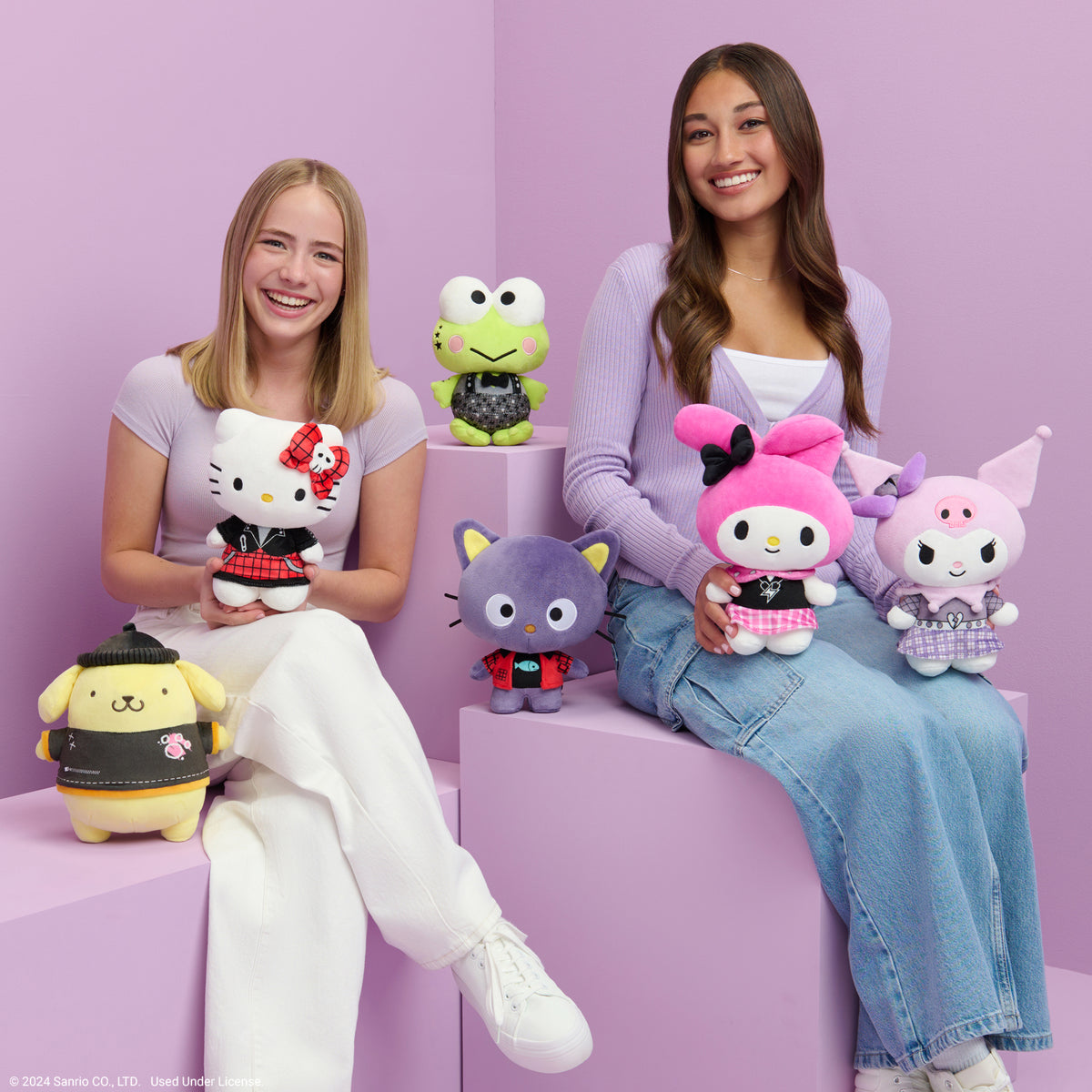Hello Kitty and Friends Series 2 - Hello Kitty 8-Inch Red Punks Plush