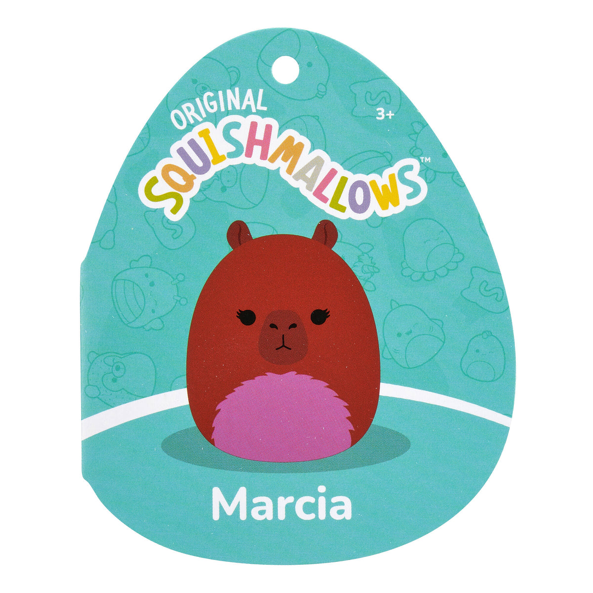 8-Inch Marcia the Maroon Capybara