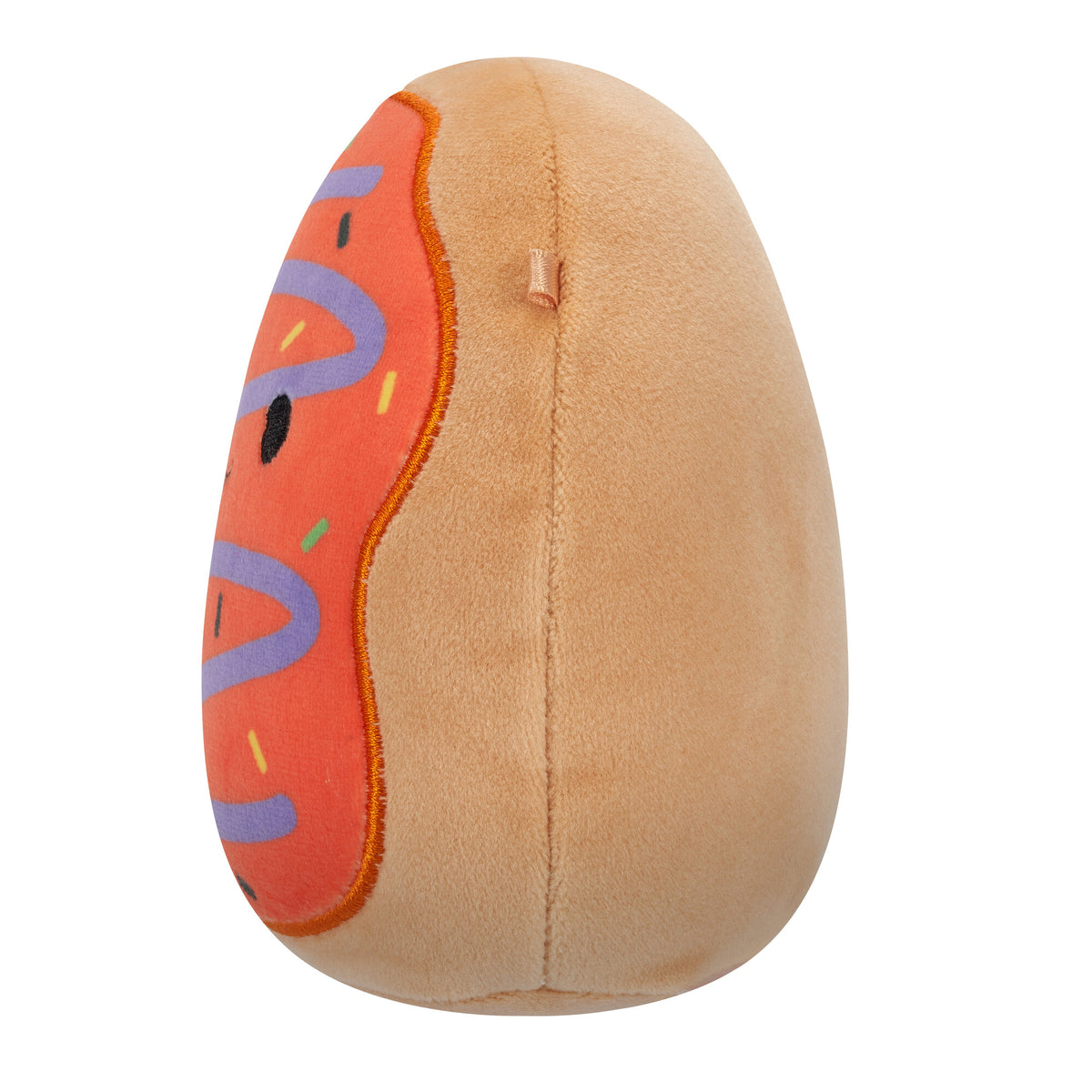 5-Inch Jay the Orange Frosted Donut with Purple Drizzle