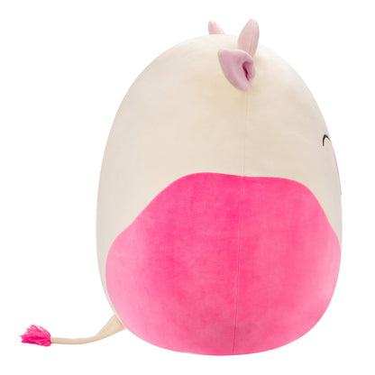 20-Inch Caedyn the Cream Cow with Pink Spots