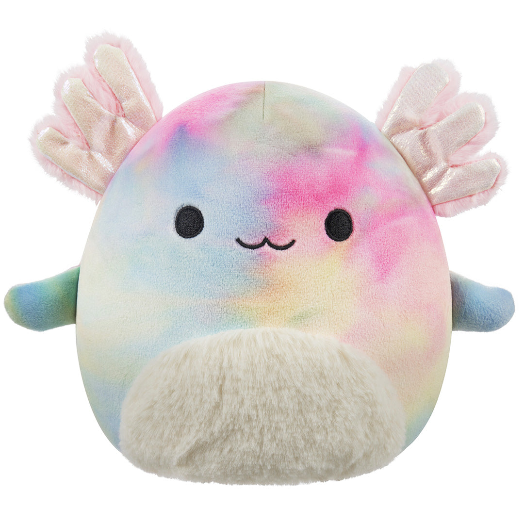 11-Inch Tinley the Rainbow Tie-Dye Axolotl