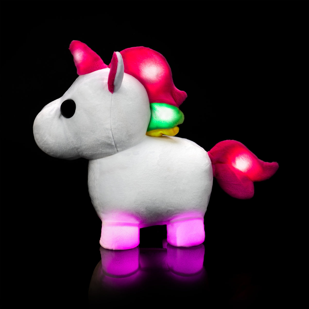 Adopt Me! Neon Unicorn Light-Up Plush