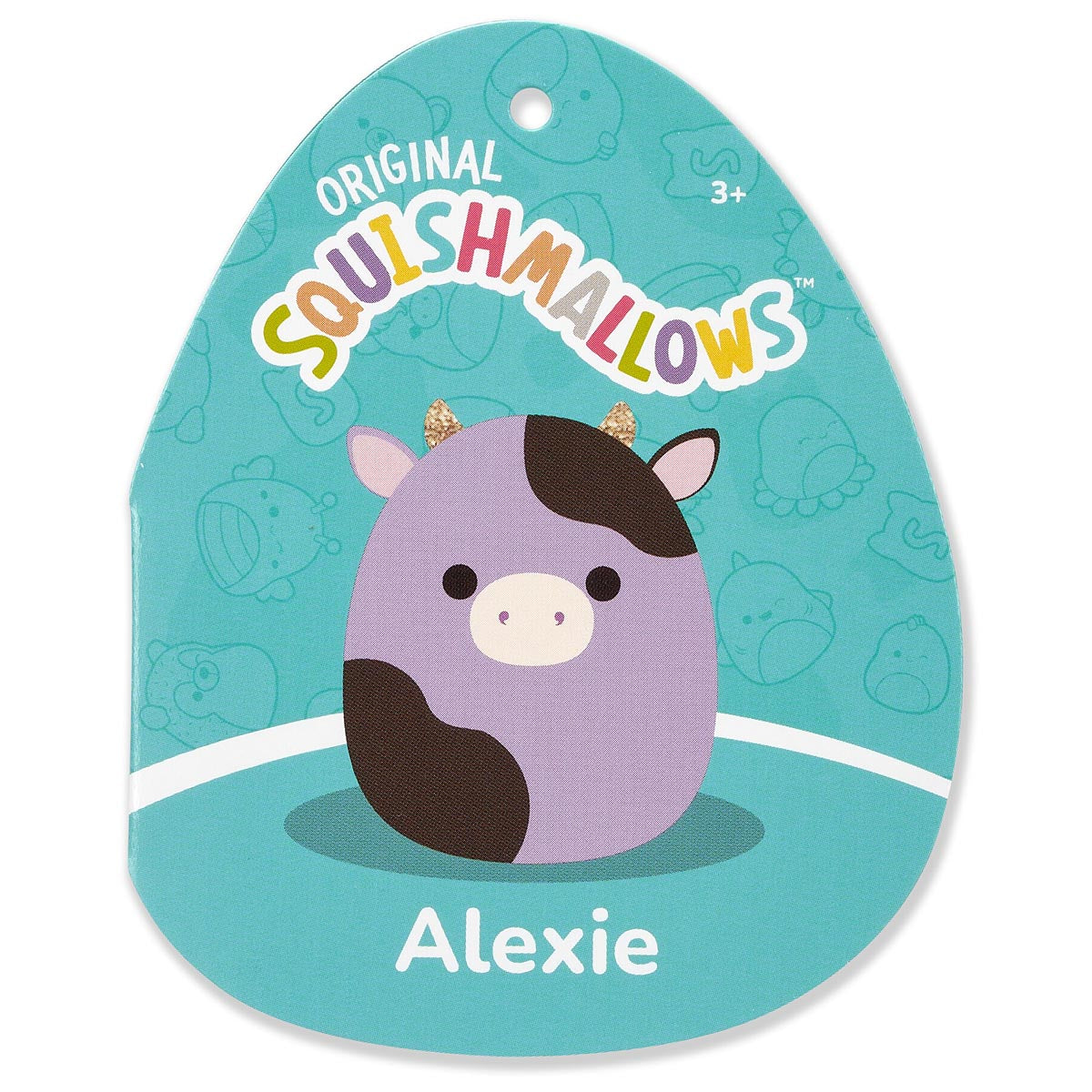 24-Inch Alexie the Purple and Black Cow