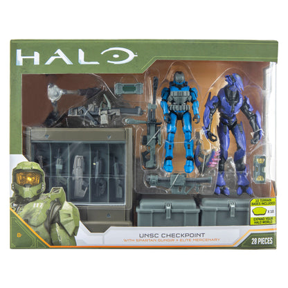 Halo Action Figure Pack - Spartan Gungnir and Elite Mercenary