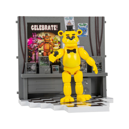 Five Nights at Freddy’s Golden Freddy Office Set - 5-Inch Articulated Figure