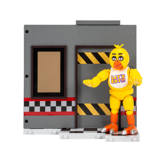 Five Nights at Freddy’s Classic Chica Office Set - 5-Inch Articulated Figure
