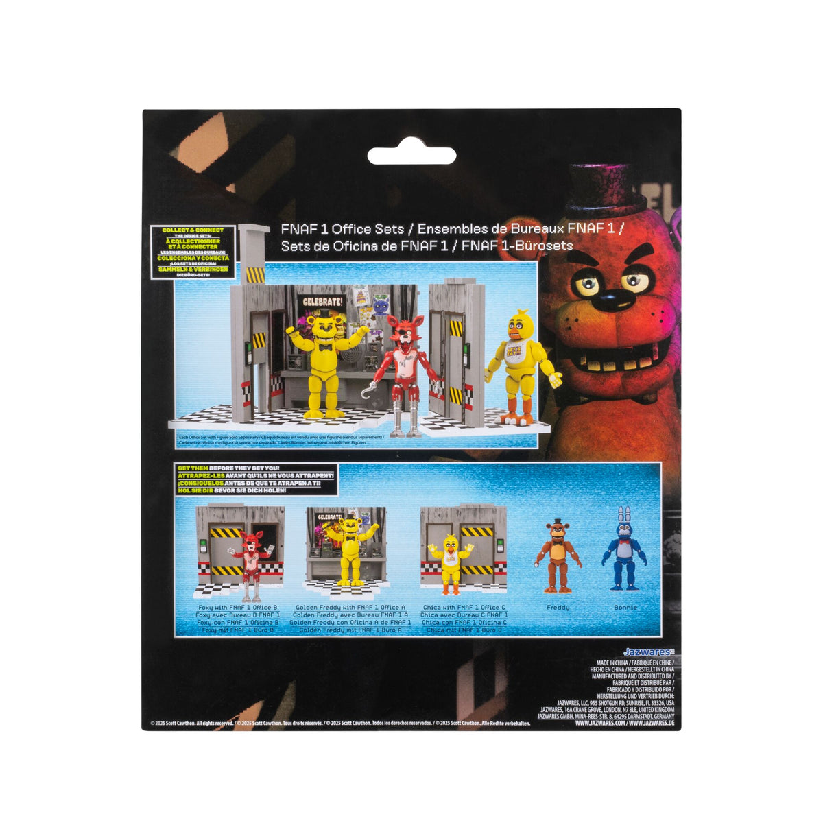 Five Nights at Freddy’s Classic Chica Office Set - 5-Inch Articulated Figure
