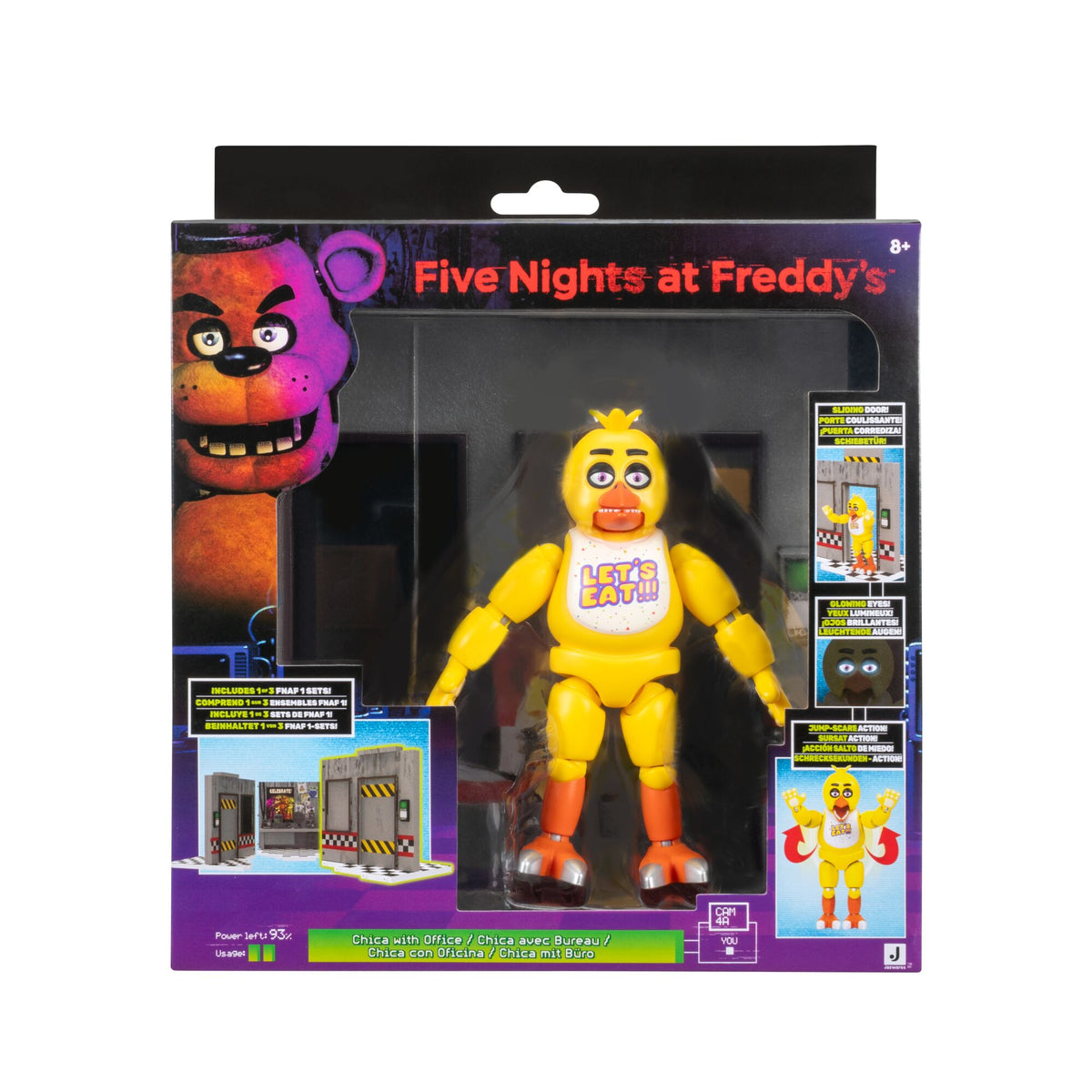 Five Nights at Freddy’s Classic Chica Office Set - 5-Inch Articulated Figure