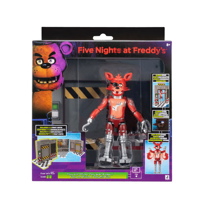 Five Nights at Freddy’s Classic Foxy Office Set - 5-Inch Articulated Figure